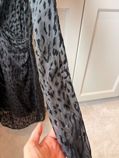 IRO Layana Wrap-Effect Silk-Chiffon Mini Dress. Brand new with tags. RRP 595.