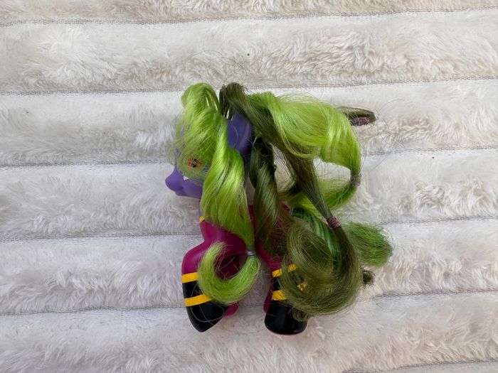 My Little Pony G4 approx. 3" Target Power Ponies Mane-iac Mayhem Brushable Used Please see photos