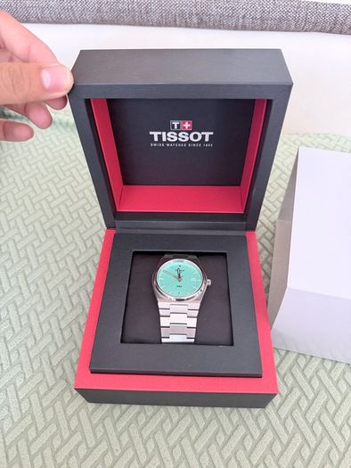 TISSOT PRX mint dial, 40mm, full set