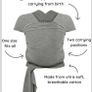 Izmi baby wrap Image 2
