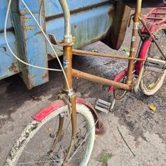 classic vinatge triumph bicycle