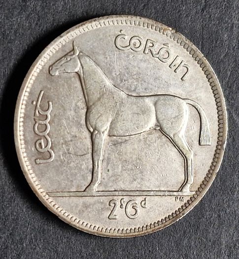 Ireland 1942 Half Crown Silver coin