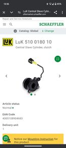 LUK central slave cylinder