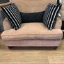 One-Seater Sofa + Footstool Image 5