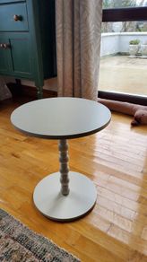 Cream Side Table