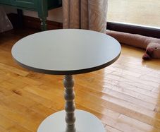 Cream Side Table