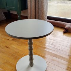 Cream Side Table