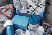 Vintage Brexton Picnic Basket