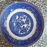 1930s or 40s Arklow Willow Pattern  6" side plates Image 2