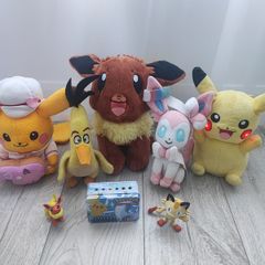 Pokemon soft toys, Pikachu talks and light up