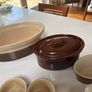 18 Pieces- Vintage Earthenware Glazed Pottery Pieces- Pearson's of Chesterfield, Moira Pottery , Emile Henry - French Designer- all in great condition Image 4