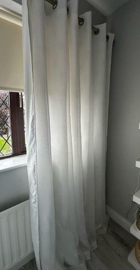 white curtains 90 x 90