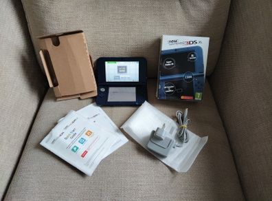 Super New Nintendo 3DS XL Console Boxed Metallic Blue
