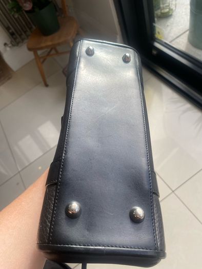 Vintage Chesneau Black Leather Bag