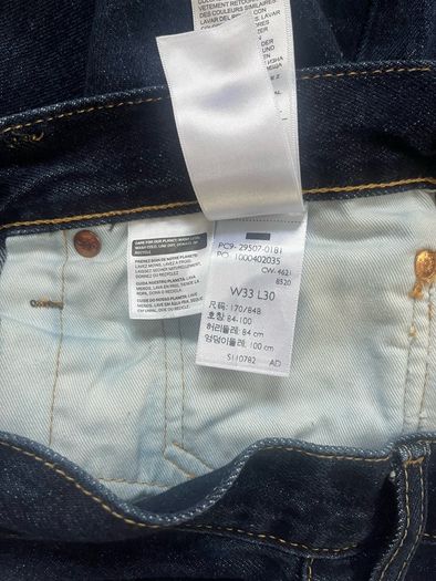 NEW Mens Levis 502 Straight Leg Jeans - W33 L30