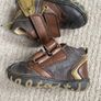 Baby boots leather size 4 European 20 near new unisex Image 2