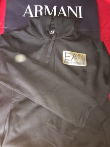 armani hoodie size xxl
