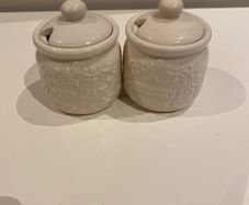 Mrs Beetons preserve and marmalade jars