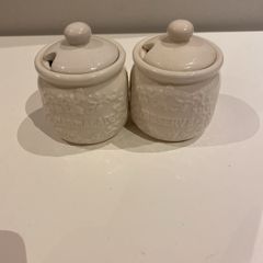 Mrs Beetons preserve and marmalade jars
