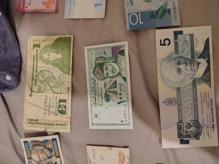 A diverse lot of notes from all over the world