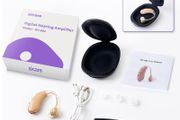Rechargeable Mini Digital Hearing Aid Sound Amplifier for Elderly Deafness BTE Audio Amplifier Ear Aids Adjustable