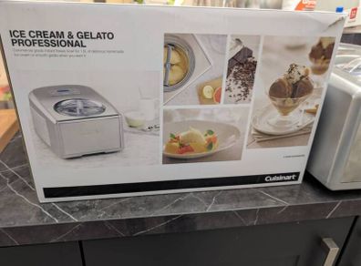 Cuisinart ICE100BCU Ice Cream and Gelato Professional Compressor Ice Cream Maker