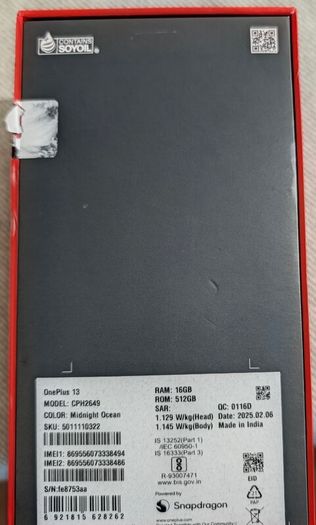OnePlus 13 (16GB RAM / 512GB) - Midnight Ocean
