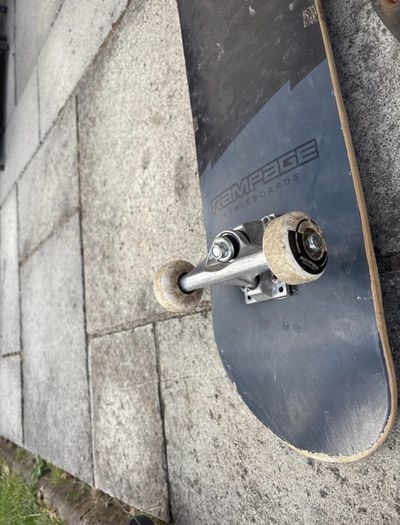 Black rampage skateboard