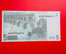 European Union  PORTUGAL  ( M  ) 5 Euro. 2002. (  DUISEMBERG  ) plate Code  UOO1. RARE  &  Scarce ( Uncirculated )
