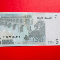 European Union  PORTUGAL  ( M  ) 5 Euro. 2002. (  DUISEMBERG  ) plate Code  UOO1. RARE  &  Scarce ( Uncirculated )