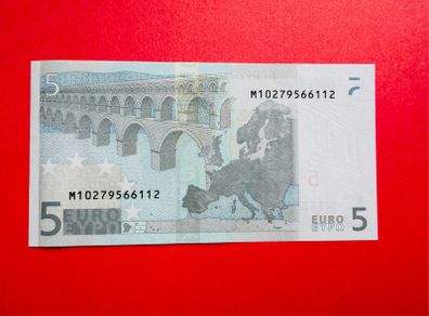 European Union  PORTUGAL  ( M  ) 5 Euro. 2002. (  DUISEMBERG  ) plate Code  UOO1. RARE  &  Scarce ( Uncirculated )