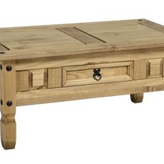 Corona Pine One Drawer Coffee Table