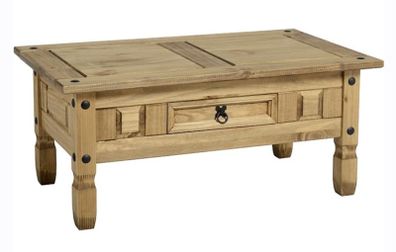 Corona Pine One Drawer Coffee Table
