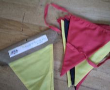 Fabric. bunting
