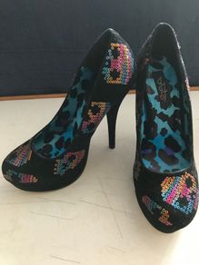 Pre-loved 'Iron Fist' Black Platform Stiletto Shoes