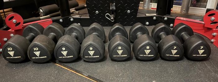 Dumbbells 1 - 10KG Pairs + Dumbbells Rack