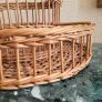 Vintage wicker wine basket Image 2