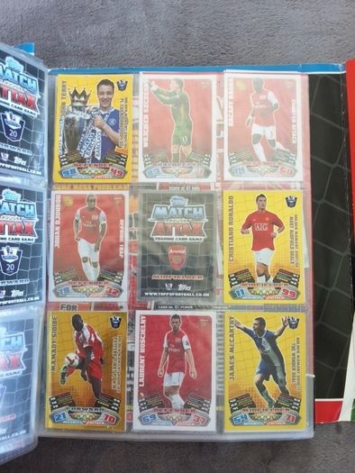 Match attax 2011 2012 cards