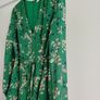 Green dress with floral detail Image 4
