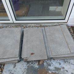 off cuts of porcelain tiles