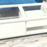 EZ living coffee table with glass top Image 4
