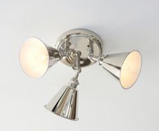 Spotlight - Hal Nickel 3lt Spotlight Ceiling Light Nickel Finish
