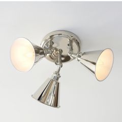 Spotlight - Hal Nickel 3lt Spotlight Ceiling Light Nickel Finish