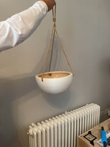 Ceramic hanging baskets