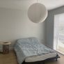 Double/single bed day bed frame markerad virgil abloh ikea painted black Image 2