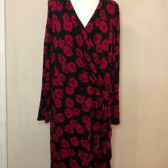 Gallery red floral dress (size 20)