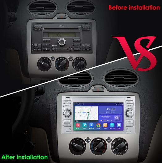 Android Car Radio for Ford Focus 2007 Mondeo S-max C MAX Kuga Galaxy Fiesta Transit Fusion Connect Autoradio Multimedia Carplay