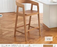 Ella Classic Oak Bar Stool / Island stool