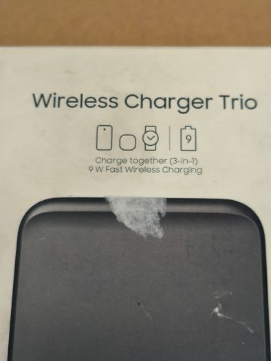Original Samsung Trio 3-in-1 Wireless Charger Charging Ep-p6300 Black Official/ Little Use