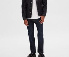 selected home denim jacket